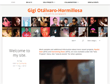Tablet Screenshot of gigiotalvaro.com